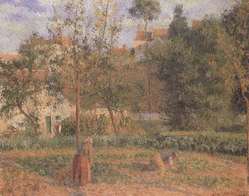 Camille Pissarro Vegetable Garden at the Hermitage near Pontoise Norge oil painting art